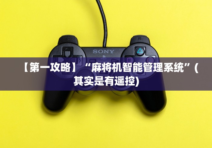 【第一攻略】“麻将机智能管理系统”(其实是有遥控) 【第一攻略】“麻将机智能管理系统”(其实是有遥控)
