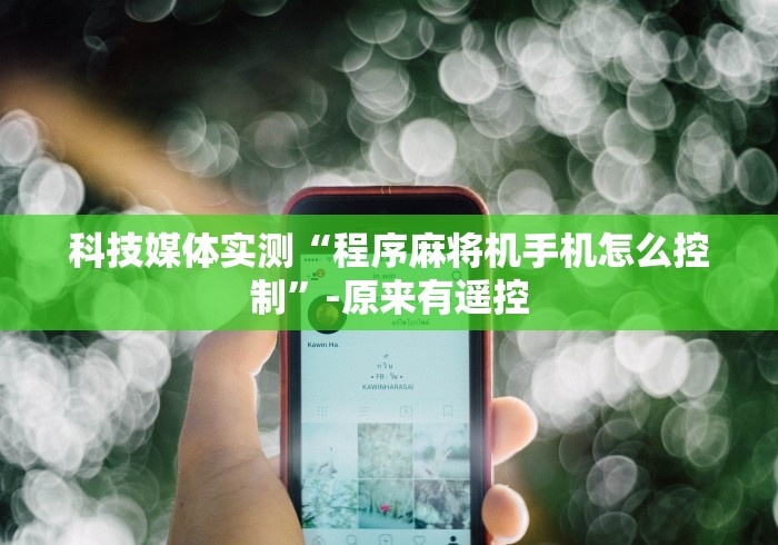 科技媒体实测“程序麻将机手机怎么控制”-原来有遥控