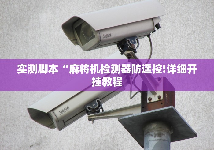 实测脚本“麻将机检测器防遥控!详细开挂教程 实测脚本“麻将机检测器防遥控!详细开挂教程