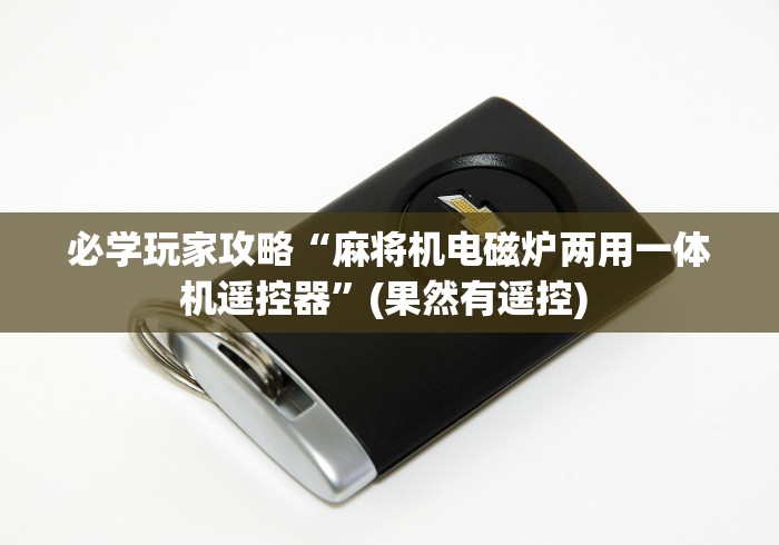 必学玩家攻略“麻将机电磁炉两用一体机遥控器”(果然有遥控) 