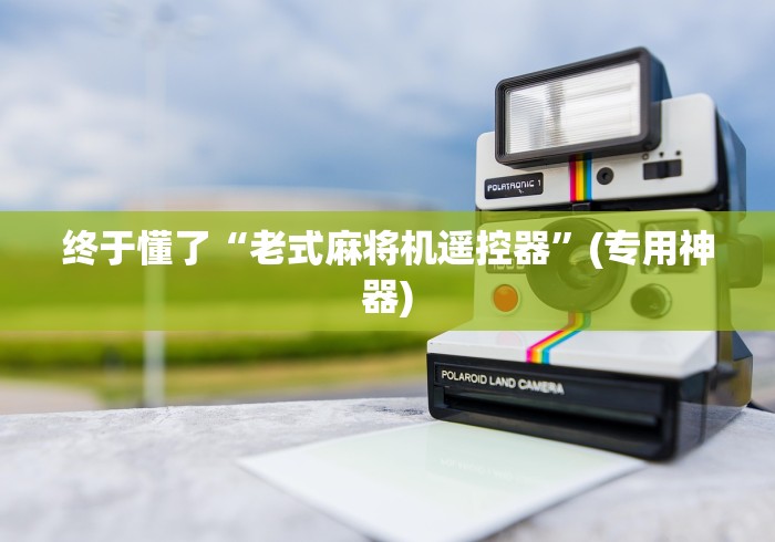 终于懂了“老式麻将机遥控器”(专用神器) 终于懂了“老式麻将机遥控器”(专用神器)