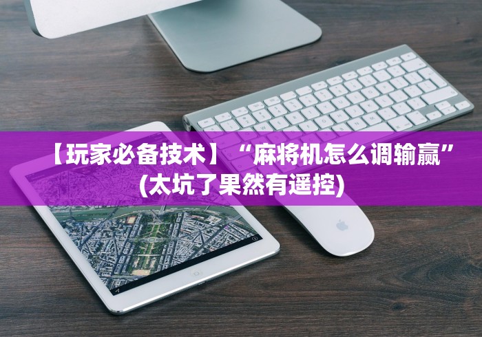 【玩家必备技术】“麻将机怎么调输赢”(太坑了果然有遥控)