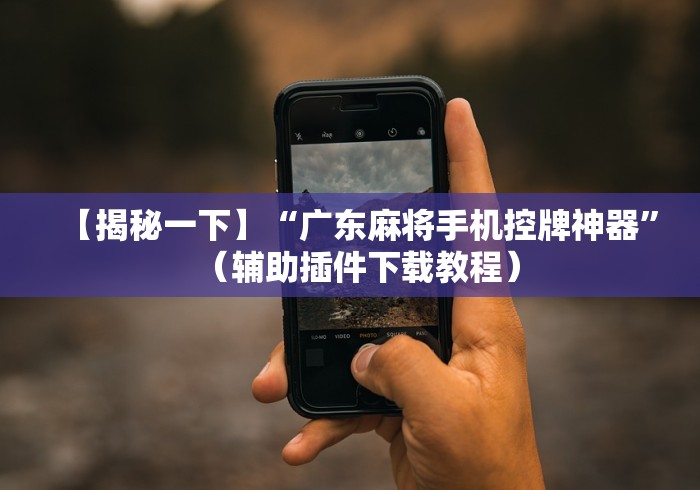 【揭秘一下】“广东麻将手机控牌神器”（辅助插件下载教程）