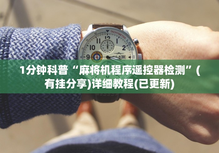 1分钟科普“麻将机程序遥控器检测”(有挂分享)详细教程(已更新) 1分钟科普“麻将机程序遥控器检测”(有挂分享)详细教程(已更新)