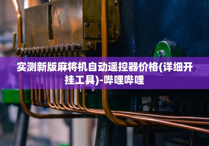 实测新版麻将机自动遥控器价格(详细开挂工具)-哔哩哔哩