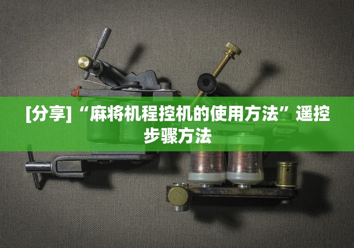 [分享]“麻将机程控机的使用方法”遥控步骤方法