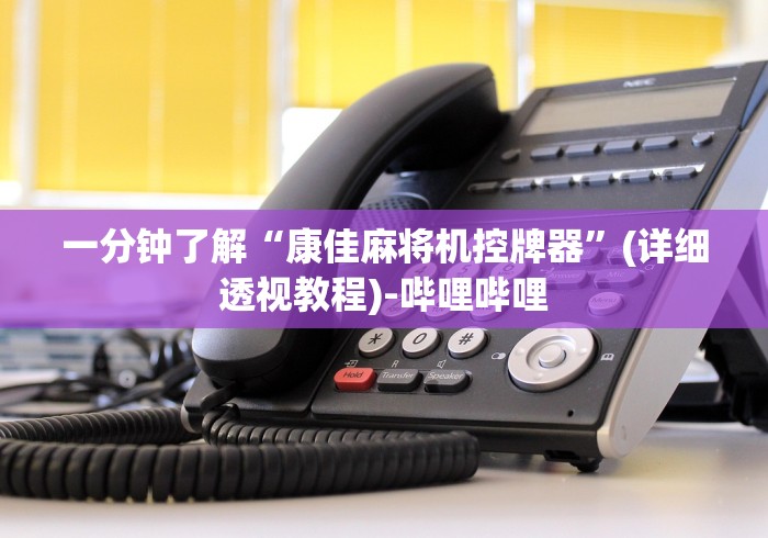 一分钟了解“康佳麻将机控牌器”(详细透视教程)-哔哩哔哩 一分钟了解“康佳麻将机控牌器”(详细透视教程)-哔哩哔哩