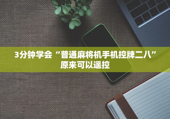 3分钟学会“普通麻将机手机控牌二八”原来可以遥控