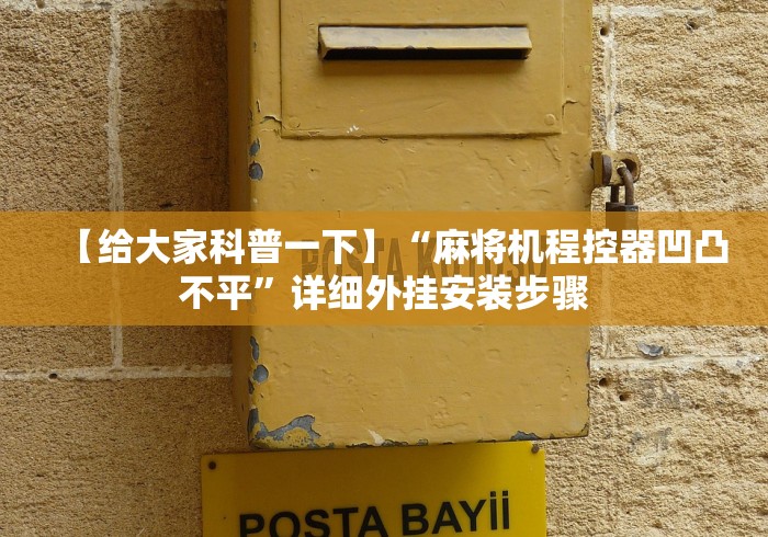 【给大家科普一下】“麻将机程控器凹凸不平”详细外挂安装步骤 【给大家科普一下】“麻将机程控器凹凸不平”详细外挂安装步骤