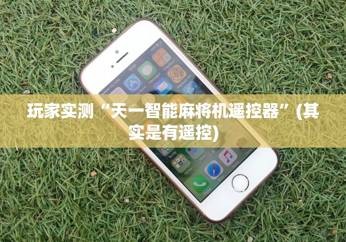 玩家实测“天一智能麻将机遥控器”(其实是有遥控) 玩家实测“天一智能麻将机遥控器”(其实是有遥控)