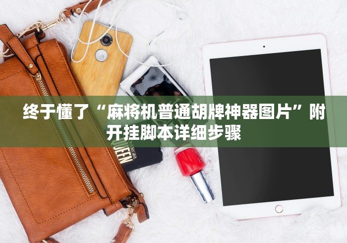 终于懂了“麻将机普通胡牌神器图片”附开挂脚本详细步骤
