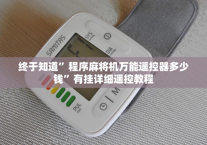 重大来袭“麻将机遥控器通用款推荐”(果然有遥控) 