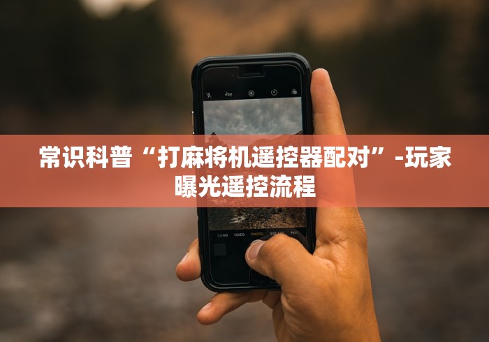 实测分享“麻将机遥控器作弊视频”遥控安装教程