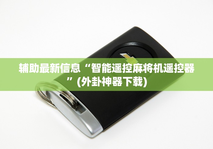 推荐三款！假麻将机遥控器(其实可以调输赢)- 珂珂