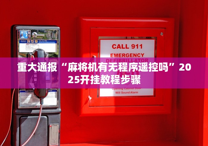 必看教程“麻将机装了程控器怎么办”(透视曝光猫腻)