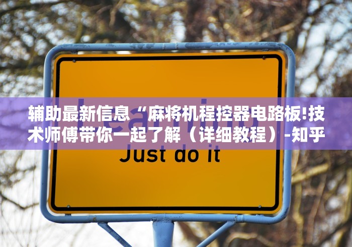 辅助最新信息“麻将机程控器电路板!技术师傅带你一起了解（详细教程）-知乎