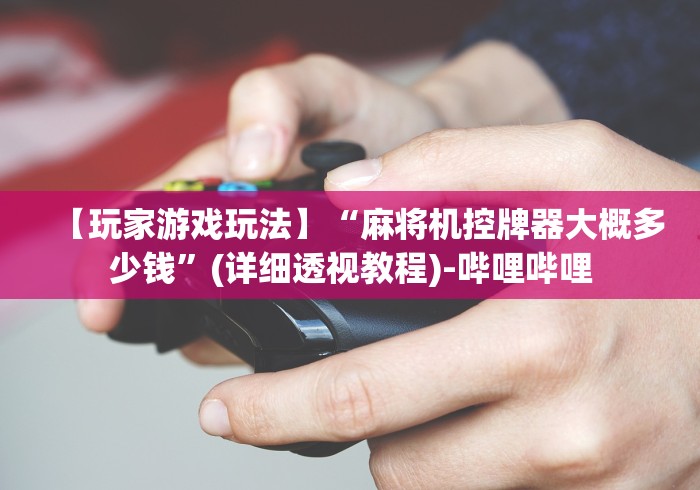 【玩家游戏玩法】“麻将机控牌器大概多少钱”(详细透视教程)-哔哩哔哩