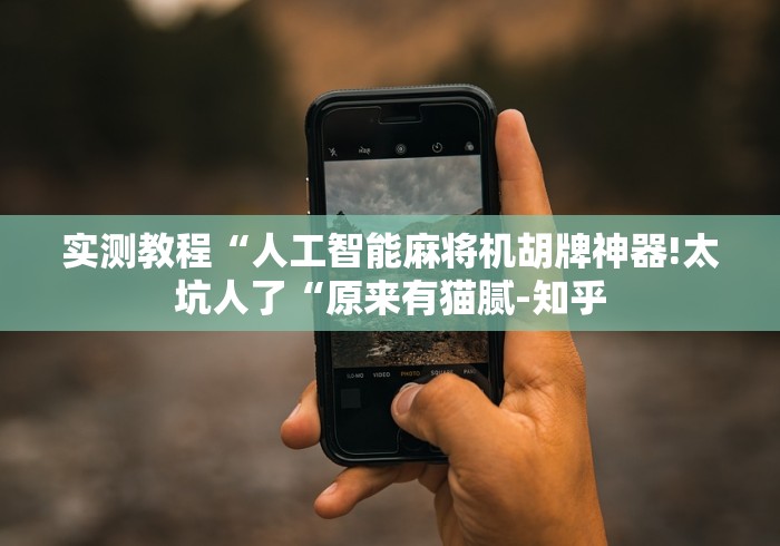 实测教程“人工智能麻将机胡牌神器!太坑人了“原来有猫腻-知乎 实测教程“人工智能麻将机胡牌神器!太坑人了“原来有猫腻-知乎