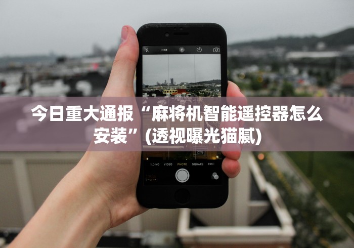 今日重大通报“麻将机智能遥控器怎么安装”(透视曝光猫腻) 今日重大通报“麻将机智能遥控器怎么安装”(透视曝光猫腻)