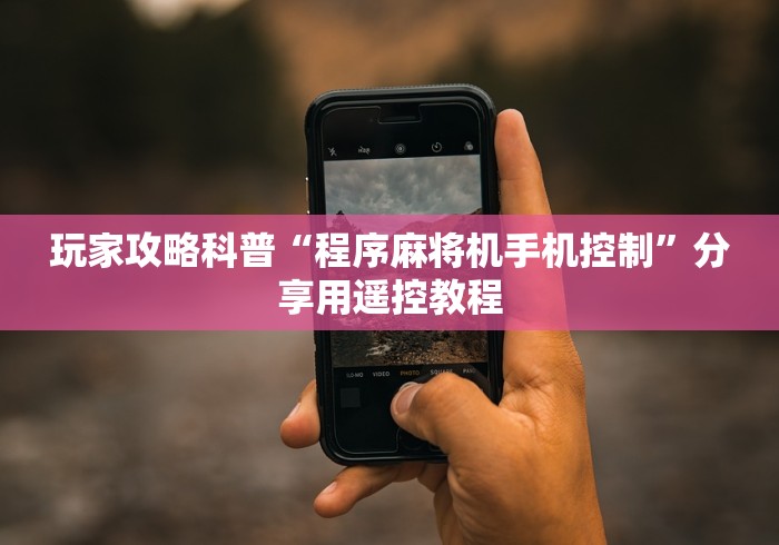 玩家攻略科普“程序麻将机手机控制”分享用遥控教程