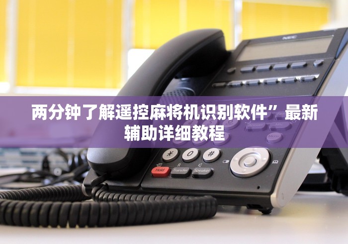 两分钟了解遥控麻将机识别软件”最新辅助详细教程