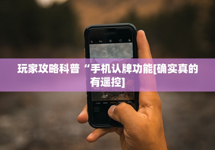 玩家攻略科普“手机认牌功能[确实真的有遥控]