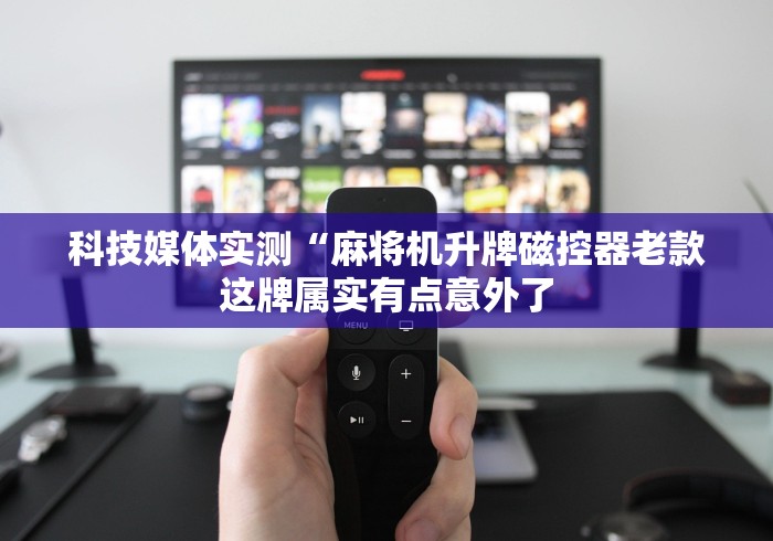科技媒体实测“麻将机升牌磁控器老款这牌属实有点意外了