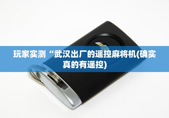 玩家实测“武汉出厂的遥控麻将机(确实真的有遥控) 玩家实测“武汉出厂的遥控麻将机(确实真的有遥控)