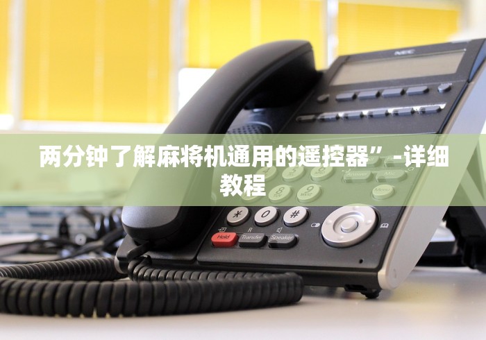 两分钟了解麻将机通用的遥控器”-详细教程