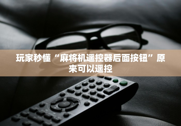 玩家秒懂“麻将机遥控器后面按钮”原来可以遥控 玩家秒懂“麻将机遥控器后面按钮”原来可以遥控