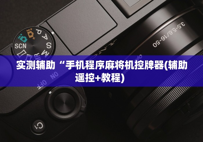 实测辅助“手机程序麻将机控牌器(辅助遥控+教程) 