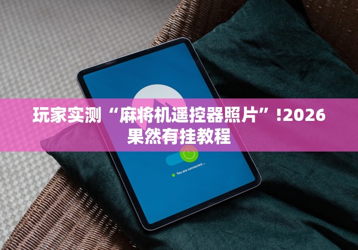 玩家实测“麻将机遥控器照片”!2026果然有挂教程