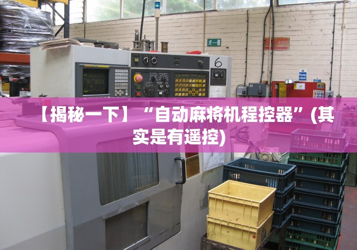 【揭秘一下】“自动麻将机程控器”(其实是有遥控)