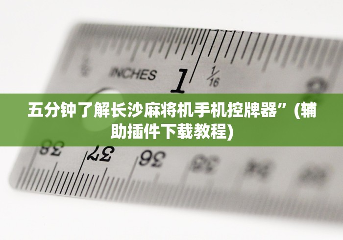 五分钟了解长沙麻将机手机控牌器”(辅助插件下载教程)