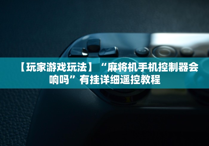 【玩家游戏玩法】“麻将机手机控制器会响吗”有挂详细遥控教程