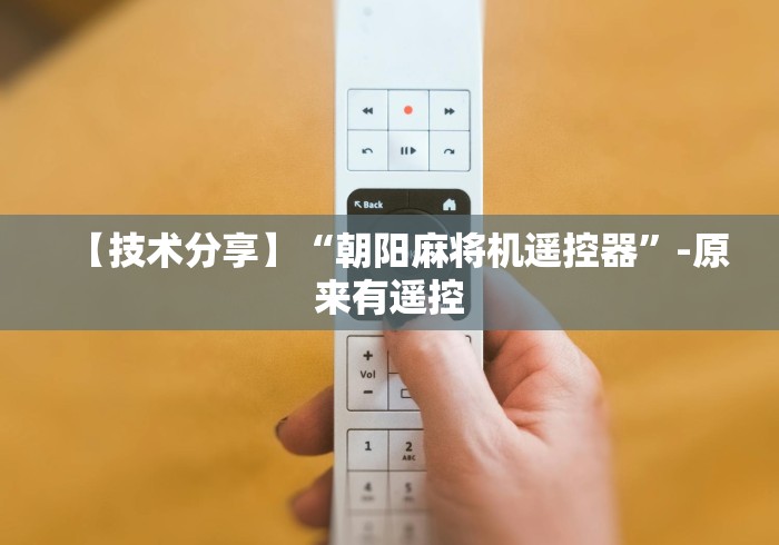 【技术分享】“朝阳麻将机遥控器”-原来有遥控