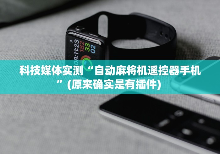 科技媒体实测“自动麻将机遥控器手机”(原来确实是有插件) 