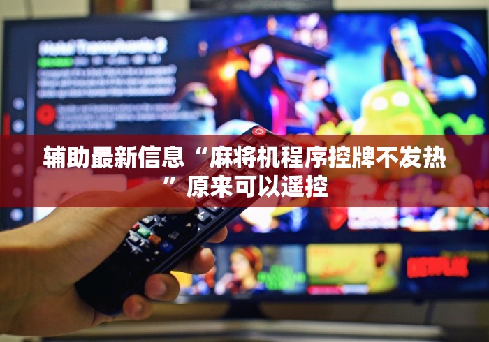 辅助最新信息“麻将机程序控牌不发热”原来可以遥控 辅助最新信息“麻将机程序控牌不发热”原来可以遥控